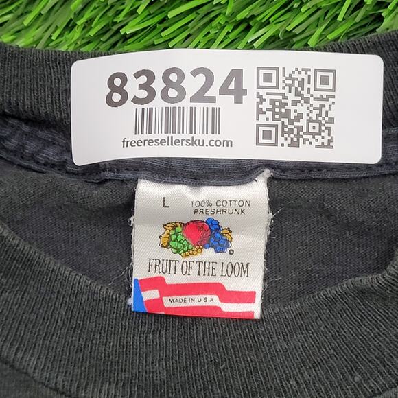 Vintage 90s New-Orleans French-Quarter Shirt Large 21x28 Faded-Black - Picture 8 of 15